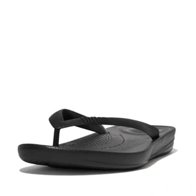 Afbeelding van FitFlop Iqushion Ergonomische heren flipflops, EU, Zwart, 43 EU