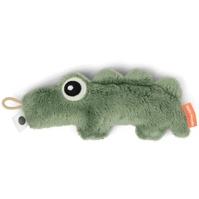 Afbeelding van Done By Deer Speendoekje Tiny Sensory Croco Green