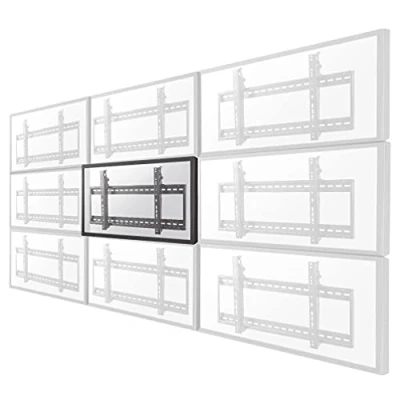 Afbeelding van LED VW500BLACK is een vlakke video wall wandsteun voor schermen t/m 75 inch (191 cm).