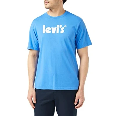 Afbeelding van Levi&#039;s Ss Relaxed Fit Tee T shirt Mannen, Palace Blue, XS