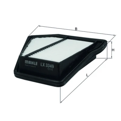 Afbeelding van Knecht Luchtfilter LX 3349