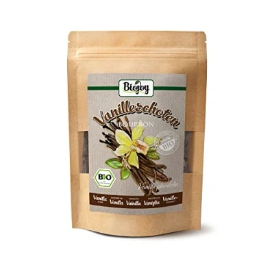 Afbeelding van Biojoy BIO Vanillestokjes, hele Stokken, Bourbon Vanille uit Madagaskar (13 15cm), (20 stuks)