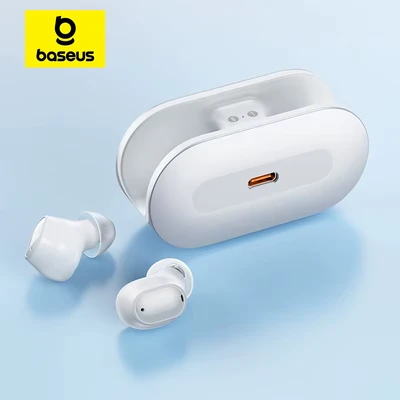 Afbeelding van Baseus Bowie EZ10 Bluetooth Headset Draadloze Oordopjes Wit