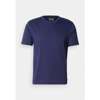 Afbeelding van Scotch &amp; Soda Regular FIT Tshirt print, Heren, Maat: Large, Peacoat