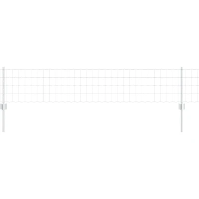 Afbeelding van vidaXL Euro Hek Set van 2 Gegalvaniseerd staal 25 x 0.4 m Stevig