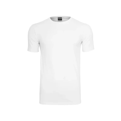 Afbeelding van Urban Classics Fitted Stretch TEE Tshirt basic, Heren, Maat: Large, White