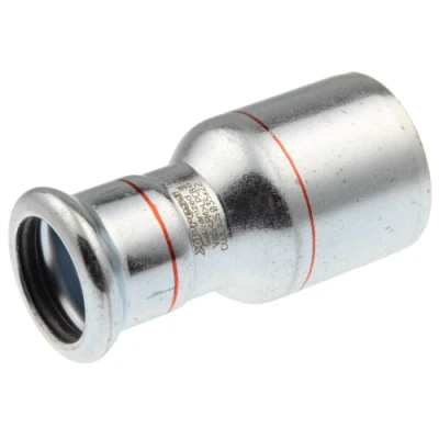 Afbeelding van VSH Staalverzinkt Koppeling 15x22mm Press/insteek C1407