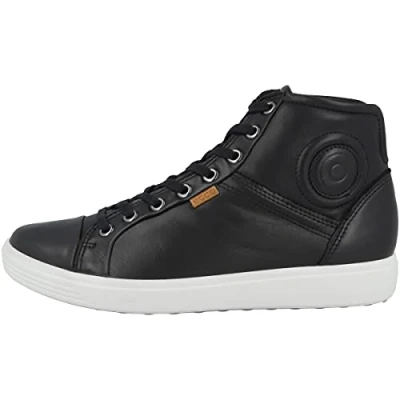 Afbeelding van Sneaker ECCO Women Soft 7 High Top Black Droid Schoenmaat 43