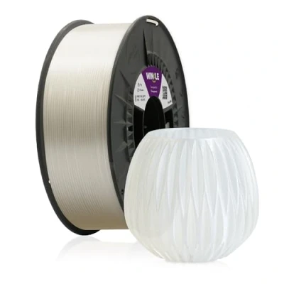 Afbeelding van WINKLE PLA 850 Filament, transparant, 3D printerfilament, 850, 2,85 mm, 1 kg, bestand tegen hoge temperaturen, spoel met kg