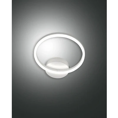 Afbeelding van Fabas Luce LED wandlamp Giotto, 1 lamp, wit