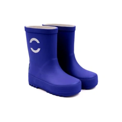Afbeelding van Mikk line Rubberlaarzen voor kinderen, gevoerde regenlaarzen waterdichte rubberlaarzen, regenschoenen en kinderlaarzen, blauw, 34 EU