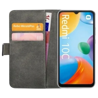 Afbeelding van Mobilize PU leer Book Case Zwart Xiaomi Redmi 10C