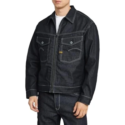 Afbeelding van G STAR Dakota Spijkerjas, Heren, Maat: Large, Raw denim