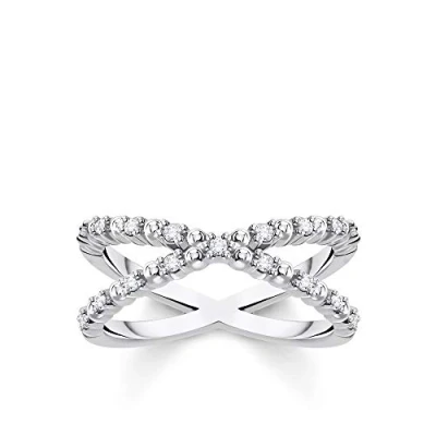 Afbeelding van Thomas Sabo Dames Damesring 925 Zilver 17 Zirkonia 56 32017876