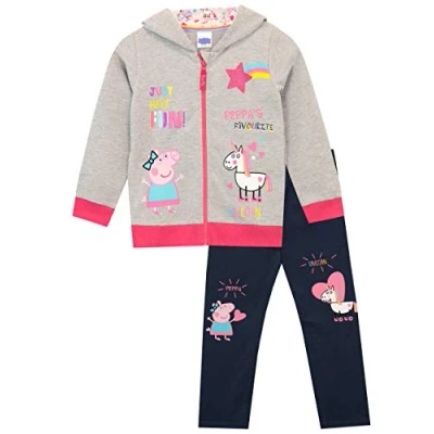 Afbeelding van Peppa Pig Meisjes Hoodie en Leggings Eenhoorn Veelkleurig 98