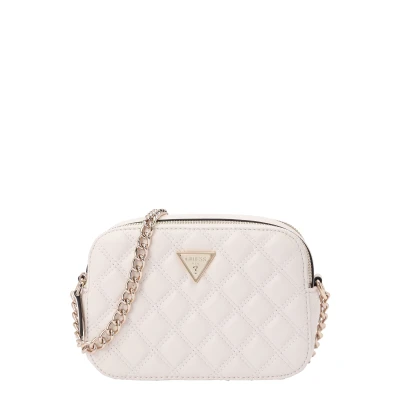 Afbeelding van GUESS Schoudertas Giully II Camera Bag Cream White Crème