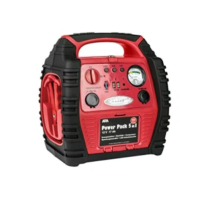 Afbeelding van APA 16547NV Power Pack 5 in 1 mobiele starthulp, spanningsomvormer, compressor,zwart