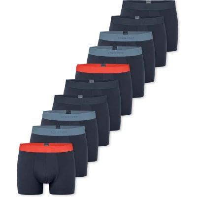 Afbeelding van Schiesser 10ERPACK Onderbroeken, Heren, Maat: Small, Dunkelblau