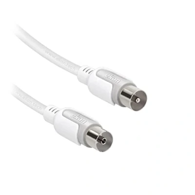 Afbeelding van Ekon Tv antennekabel, stekker, bus 3 meter, 75 dB voor TV, Smart Decoder, digitaal terrestrisch