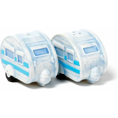 Afbeelding van Puckator Ted Smith keramiek caravans zout &amp; peper set