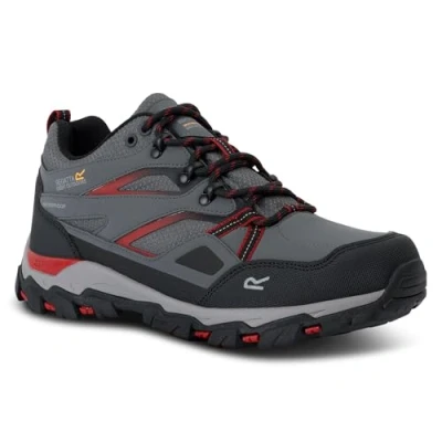 Afbeelding van Regatta Holcombe Low III wandelschoenen voor heren, Briar Rio Rood, 47 EU