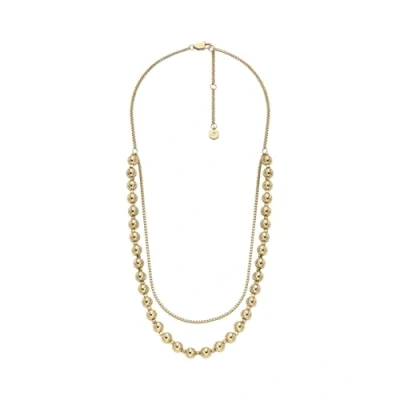Afbeelding van Fossil Jewelry Ketting goldcoloured, Dames, Maat: One Size, Gold/coloured
