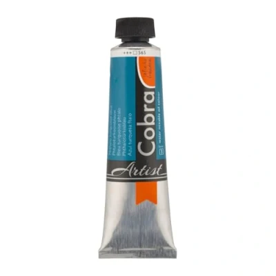Afbeelding van Olieverf #565 Phtaloturkooisblauw Cobra Artitst 40ml