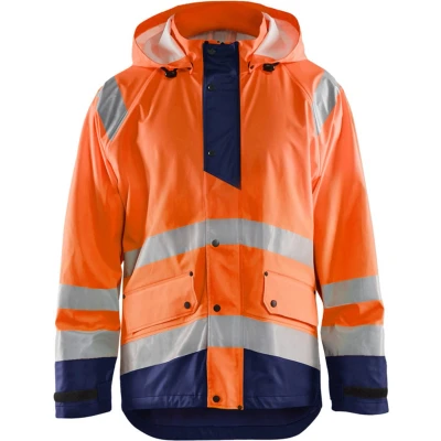 Afbeelding van Blaklader Regenjas High Vis LEVEL 1 4323 2000 Oranje/Marineblauw