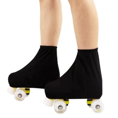 Afbeelding van Skates cover, rolschaatsen en schaatsen, overtreksokken voor rolschaatsen, bescherming inline skates, kunstschaatsen, schaatsen (zwart, L)