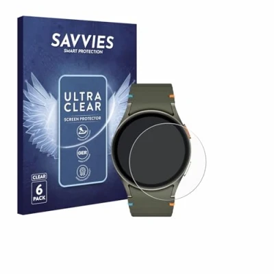 Afbeelding van Savvies (6 Stuks) Schermbeschermer voor Samsung Galaxy Watch 7 (40 mm) Screen Protector Ultra Transparant