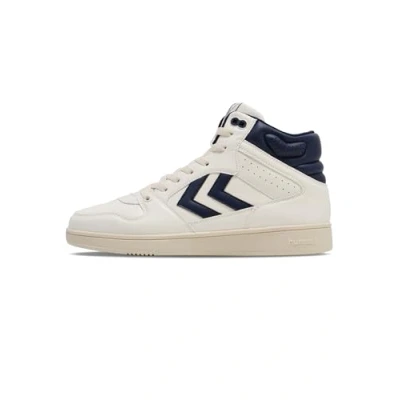 Afbeelding van Hummel ST Power PLAY MID Sneakers hoog, Maat: 42, Marshmallow black iris Kunststof