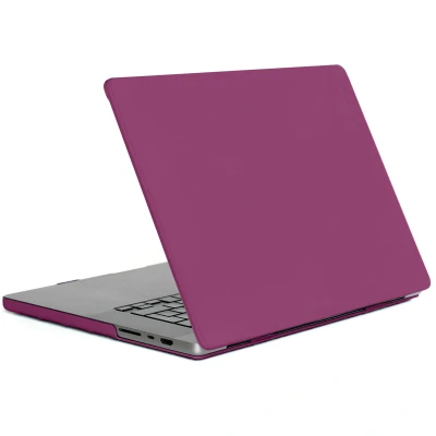 Afbeelding van Hard Cover / Hardcase MacBook Pro 14 Inch (2021) (2023) M3 Chip Kunststof Bordeaux Rood iMoshion