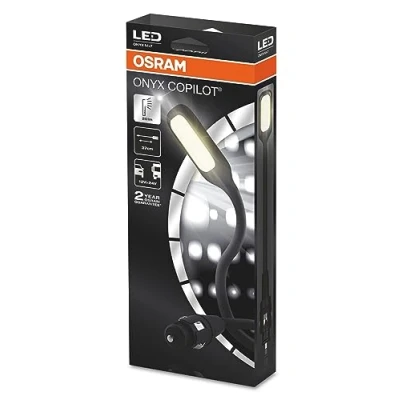 Afbeelding van OSRAM ONYX COPILOT M+ 7, LED leeslamp voor het interieur van voertuig, aansluiting via sigarettenaansteker, M+7, vouwdoos (1 stuk)
