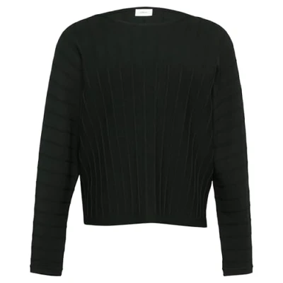 Afbeelding van s.Oliver Black Label MIT FLEDERMAUSFLÜGELN UND Bateauausschnitt Trui, Dames, Maat: 46, Schwarz
