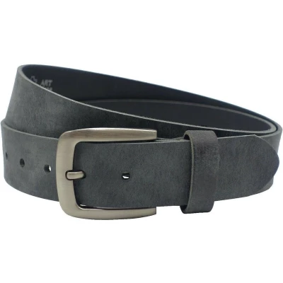 Afbeelding van Leren Riem Zwart Jeans spijkerbroek Riemmaat 120 Heren/Dames grote maten