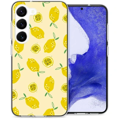 Afbeelding van Samsung Galaxy S23 Plus Hoesje Siliconen en TPU (zacht) iMoshion Softcase/Backcover Geel Telefoonhoesje