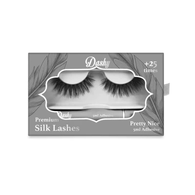 Afbeelding van Dashy, Valse wimpers, Premium zijden wimpers + 5 ml lijm Pretty Nice (Kunstwimpers)