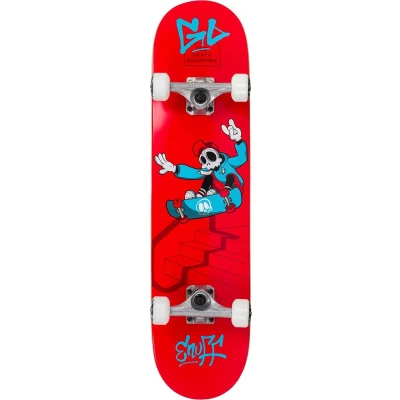 Afbeelding van Enuff Skateboard Skully rood/blauw/zwart/wit