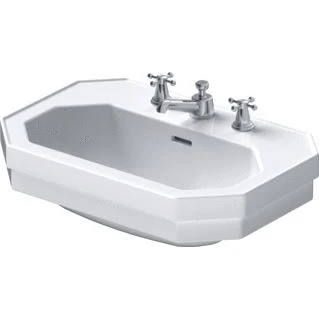 Afbeelding van Duravit 1930 wastafel 60x41cm wit Tijdloze uitstraling