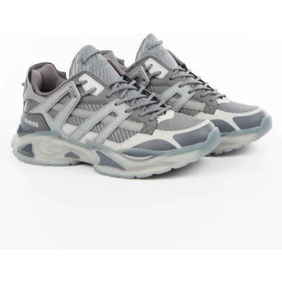 Afbeelding van Guess Belluno Sneakers laag, Heren, Maat: 40, Grey Imitatieleer/ textiel