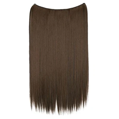 Afbeelding van CAISHA 50cm 1 Inslagverlenging Met Elastische Band Haarverlenging Haarstukje Glad Hittebestendig zwartbruin Bruine Highlights E122