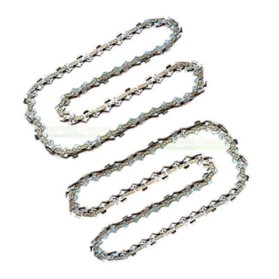 Afbeelding van 2 x zaagketting 25 cm; 1,1 mm; 3/8 inch; 40 TG compatibel met LIDL Parkside PKSA 20 Li B2 kettingzaag