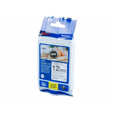 Afbeelding van Brother TZE 231S labelprinter tape Zwart op wit