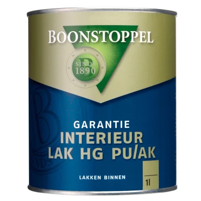 Afbeelding van Boonstoppel Garantie Interieur lak HG PU/AK 1 Liter op Kleur