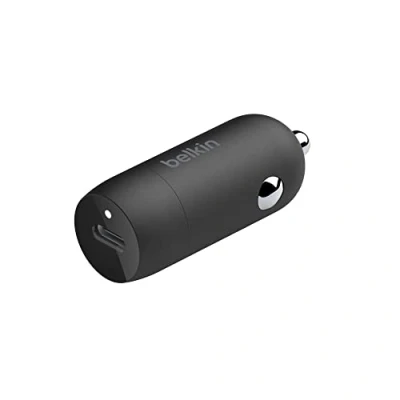 Afbeelding van Belkin 30 Watt Usb c Pd Pps Single Car Charger Black Autolader