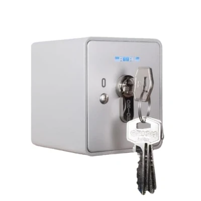 Afbeelding van Sleutelschakelaar 230 V vergrendelend APB 1 1R, incl. DIN halve profielcilinder &amp; 3 sleutels, poortbesturing, beveiliging van motoren, sleutelknop
