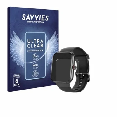 Afbeelding van Savvies Screenprotector voor Enomir IDW20 1.91&quot; Folie Beschermfolie transparant (6 Stuks)