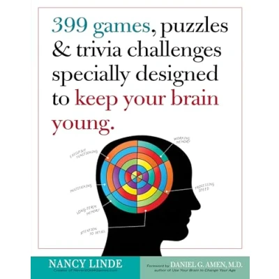 Afbeelding van 399 games, puzzles &amp; trivia challenges specially designed to keep your brain young