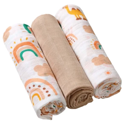Afbeelding van Baby Ono 3 Stuks Beige Hydrofiel Luiers 348/08