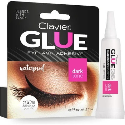 Afbeelding van Clavier Glue Eyelash Adhesive Waterproof Wimperlijm Dark Tone